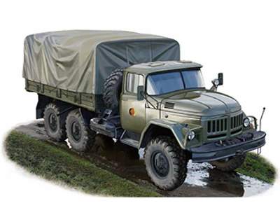Russian Zil-131 Truck (Early Version) W / Winch - image 1