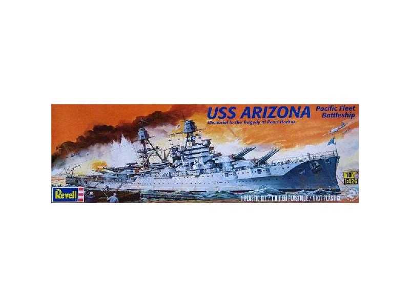 Monogram 0302 - 1/426 Uss Arizona Battleship - image 1