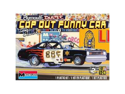 Monogram 4093 - 1/24 Plymounth Duster Cop-out - image 1