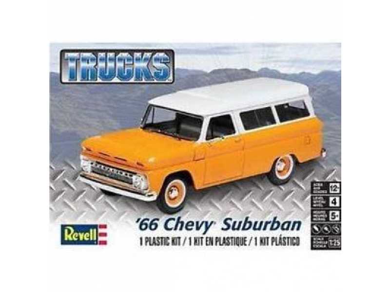 Monogram 4409 - 1/25 1966 Chevy Suburban - image 1