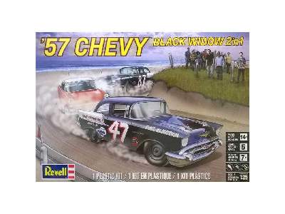 Monogram 4441 - 1/25 57 Chevy Black Widow 2in1 - image 1