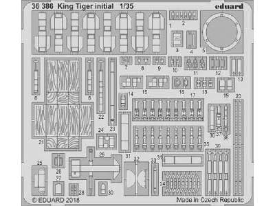 King Tiger initial 1/35 - Takom - image 1