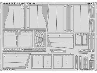 King Tiger fenders 1/35 - Takom - image 1