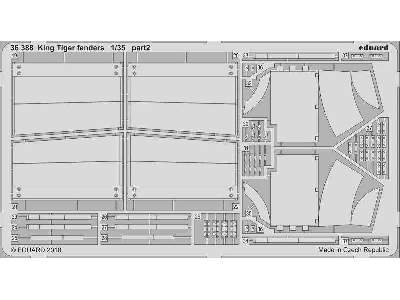 King Tiger fenders 1/35 - Takom - image 2