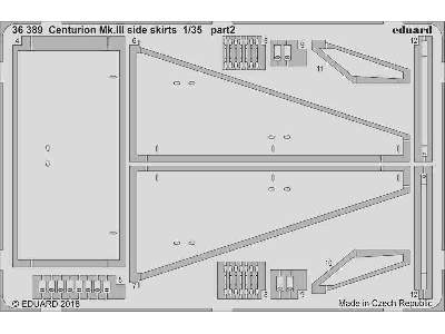 Centurion Mk. III side skirts 1/35 - Tamiya - image 2