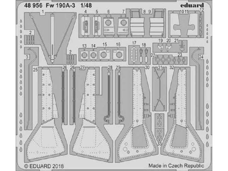 Fw 190A-3 1/48 - Eduard - image 1