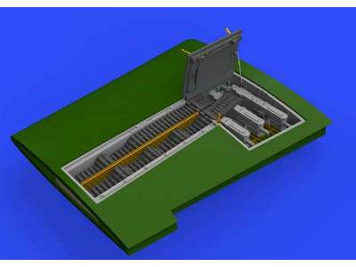 P-51D gun bays 1/48 - Airfix - image 1