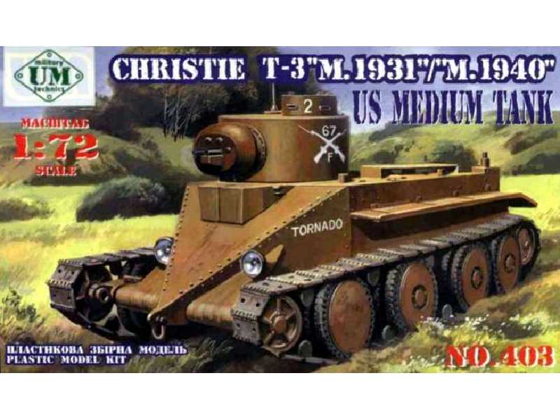 US Light tank Christie T-3 M.1931/M.1940 - image 1