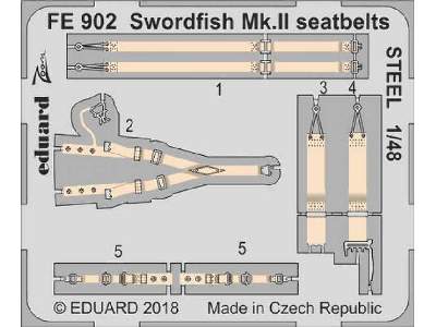 Swordfish Mk. II seatbelts STEEL 1/48 - Tamiya - image 1