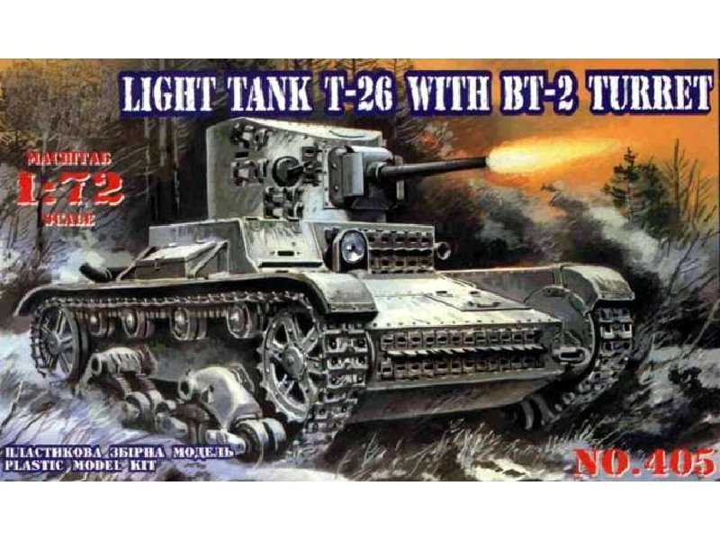 Light tank T-26 with BT-2 turret - image 1