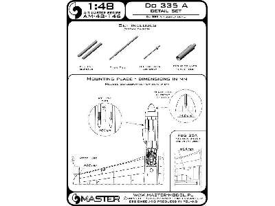 Do 335 A &#8211; Zestaw Detali &#8211; Mg 151, Antena Fug 25a, R - image 3