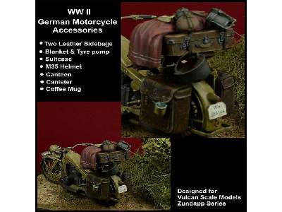 WWII German Motorcycle Accessories - image 1