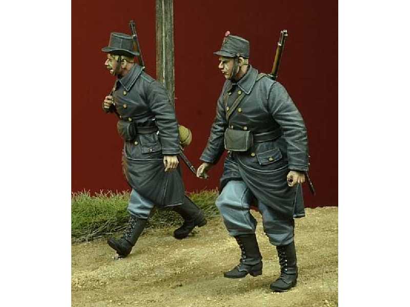 WWI Belgian Infantry Walking, 1914-1915 - image 1
