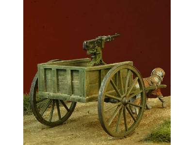 WWI Dog-drawn Cart With Hotchkiss Machine Gun - image 4