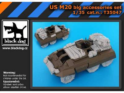 US M 20 Big Accessories Set For Tamiya - image 6