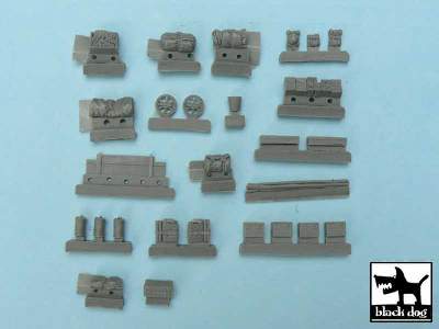 Bren Carrier Accessories Set For Tamiya 32518, 28 Resin Parts - image 5