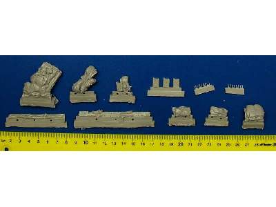 M26 Pershing Accessories Set For Tamiya 32537, 17 Resin Parts - image 6