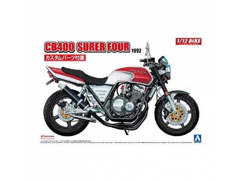 Aoshima 05514 - 1/12 Honda Cb400sf With Custom Par - image 1