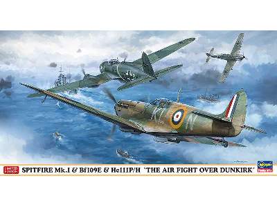 Spitfire Mk.I & Bf109e & He111p/H The Air Fight Over Dunkirk (Th - image 1