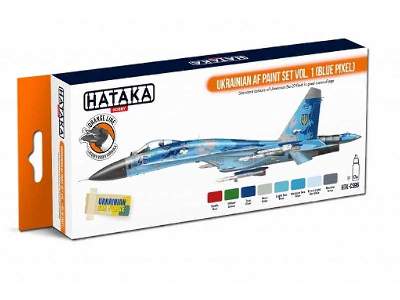 Htk-cs96 Ukrainian Af Paint Set V.1(Blue Pixel) - image 1