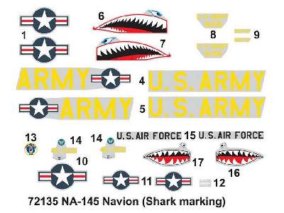 North-American NA-145 Navion Shark markings - image 2