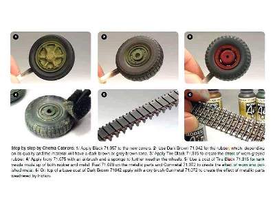 Model Air Color Set Wheels & Tracks - 6 pcs. - image 3