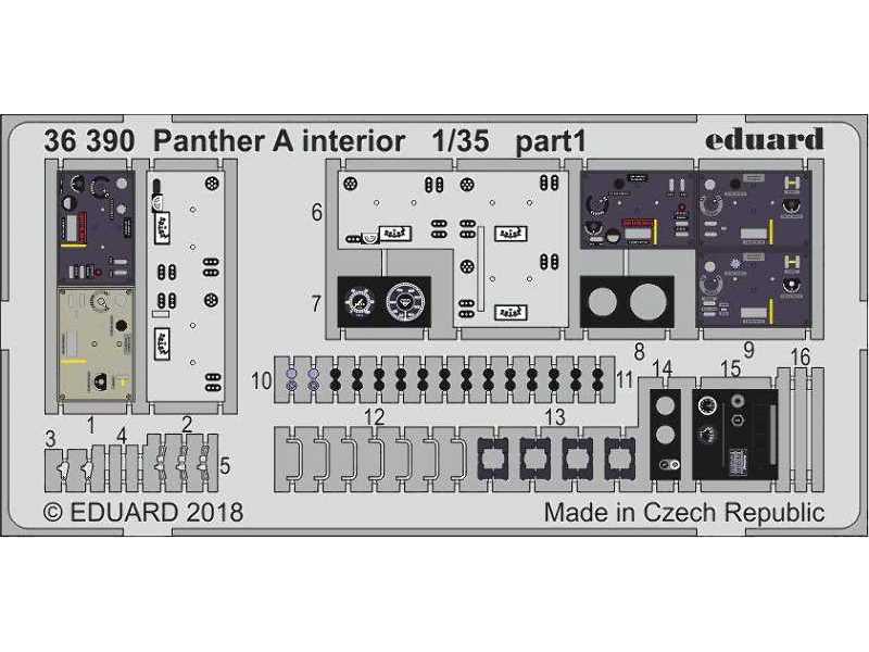 Panther A interior 1/35 - image 1