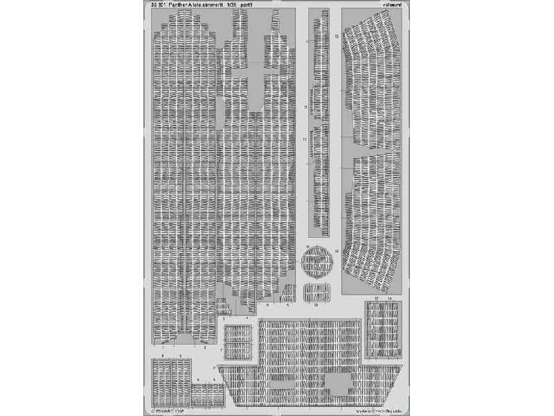 Panther A late zimmerit 1/35 - image 1