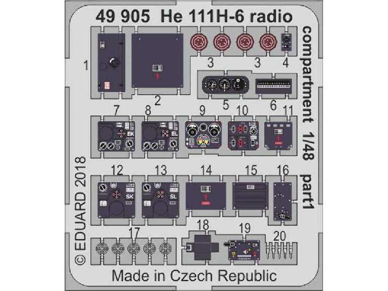 He 111H-6 radio compartment 1/48 - image 1