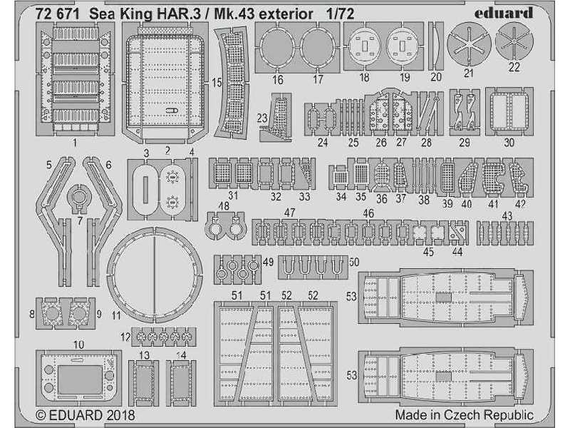 Sea King HAR.3 / Mk.43 exterior 1/72 - image 1