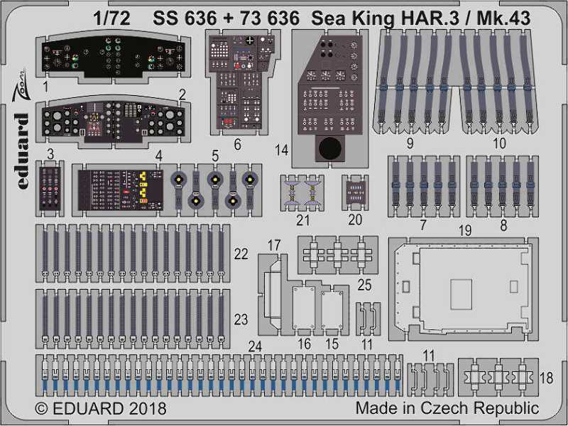 Sea King HAR.3 / Mk.43 interior 1/72 - image 1
