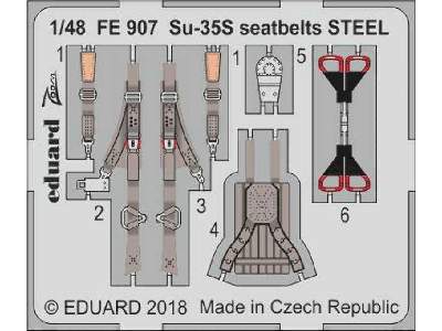 Su-35S seatbelts STEEL 1/48 - image 1