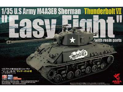 U.S Army M4a3e8 Sherman Thunderbolt Vii Easy Eight  With Resin - image 1