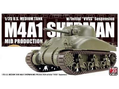 US Medium Tank M4A1 Sherman Mid Prod. w/Initial VVSS Suspension - image 1