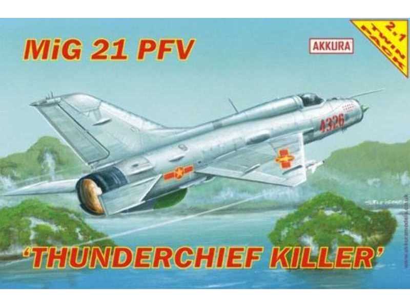 Mig 21 Pfv Thunderchief Killer - 2+1 Twin Pack - image 1 Mig 21 Pfv Thunderchief Killer - 2+1 Twin Pack - image 1