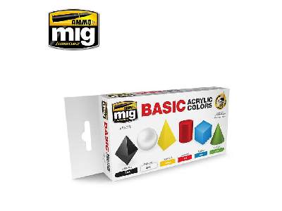 A.Mig Basic Acrylic Colors Set - image 1