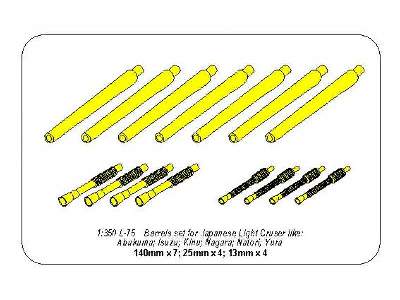 Barrels for Cruiser: Abukama, Isuzu, Kinu, Nagara, Natori, Yura - image 7