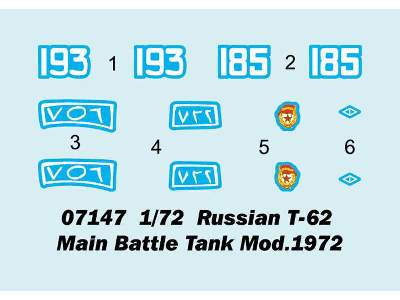 Russian T-62 Main Battle Tank Mod. 1972  - image 3