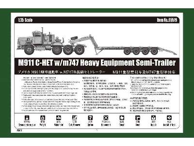 M911 C-HET w/m747 Heavy Equipment Semi-Trailer  - image 6