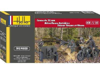 25mm cannon, hotchkiss, sidecar Gnome Et Rhone - image 1