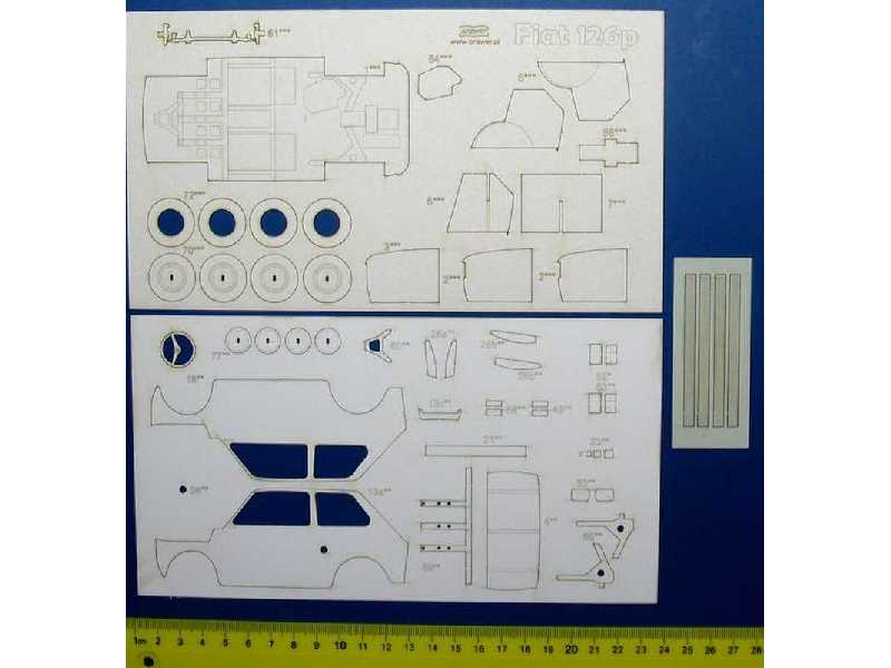 Fiat 126p - Szkielet, Detale, Bieżniki - image 1