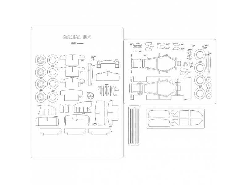 Syrena 104 - Szkielet, Detale, Bieżniki - image 1