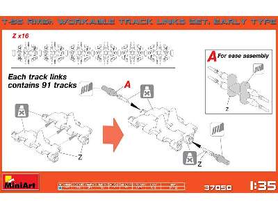 T-55 Rmsh Workable Track Links - Early Type - image 6