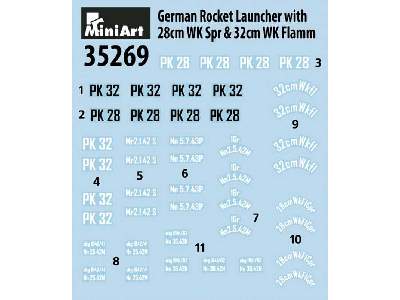 German Rocket Launcher With 28cm Wk Spr & 32cm Wk Flamm - image 2