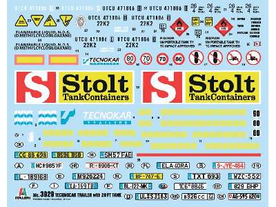 20' Tecnokar Tank trailer Stolt - image 3