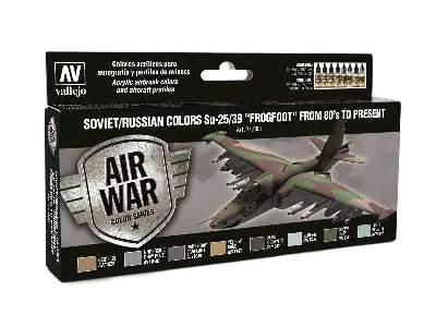 Model Air Color Set Su-25/39 Frogfoot from 80 to present - image 1