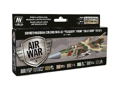 Model Air Color Set MiG-23 Flogger from Cold War to 90's - image 1