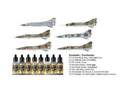Model Air Color Set MiG-23 Flogger from Cold War to 90's - image 2