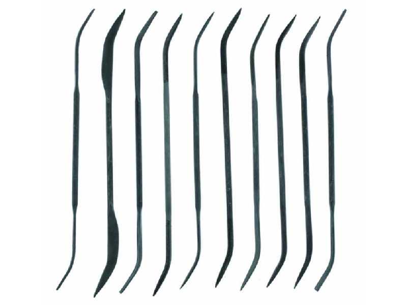 Set of 10 Curved Files - image 1