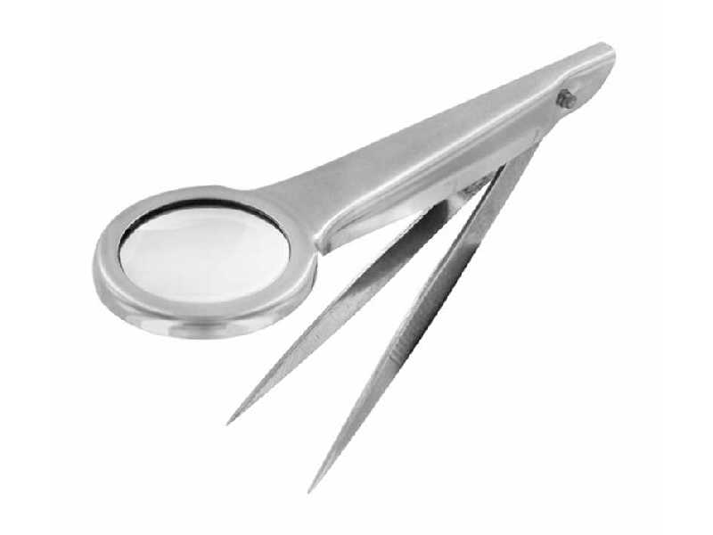 Tweezers with Magnifier - image 1